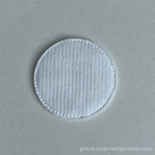 Stitched edge small cotton round